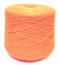 Пряжа в бобине, Zegna Baruffa., Angora 25, ARANCIO NEON, 35% меринос, 25% ангора, 30% вискоза, 10% PA