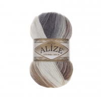 Пряжа Alize Angora Gold Batik 5742 , 20% шерсть, 80% акрил, 100 гр 