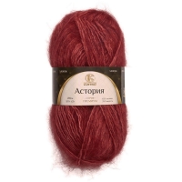 Пряжа "Астория", меланж 11 410, хлопок 65%, шерсть 35%, 50 г.