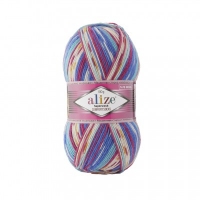Пряжа Alize Superwash Comfort Socks, 7654, 75% шерсть, 25% полиамид, 100 гр. 